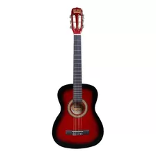 Guitarra Clásica Bilbao Bil-34 Para Diestros Roja