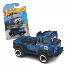 Carrinho Hotwheels Caminhão 57 Jeep Fc Azul Escuro