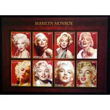 Eritrea, Bloq 8 Sellos S Dentar Marilyn Monroe 17 Mint L9863