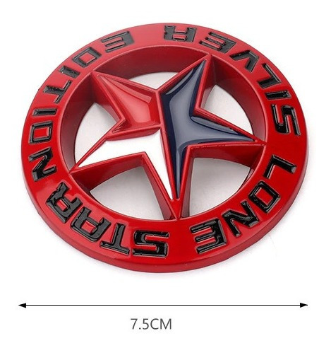 Emblema Silver Edition Lone Star Pickup Ram 1500 2500 3500 Foto 4