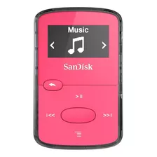 Reproductor De Mp3 Sandisk Con Pantalla Lcd, 8 Gb Rosa