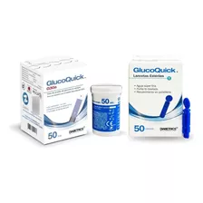 Tirillas Reactivas Glucoquick X 50 Unidades + 50 Lancetas