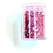 Glitter Chunky Flocado Importado Resin 10gr Baby Pink Gm15