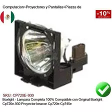 Lampara Compatible Boxlight Cp720e-930 Beacon Cp720e Cp745e