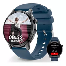 Starcat Ptwatch S46-call 1.28 Pantalla Táctil Música Llamadas Color De La Correa Azul