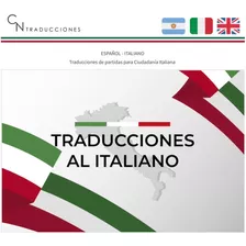 Consultas Traducciones Ciudadanía Italiana. Ver Descripción 