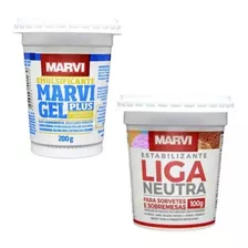 Kit Emulssificante E Liga Neutra Marvi Para Fazer Sorvete