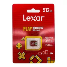 Memoria Lexar Play Micro Sdxc 512gb 150mb V10 S/adap