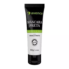 Avenca Argila Preta Limpeza Facial Máscara Bisnaga 60g