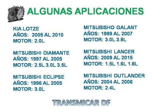 Filtro F4a51 Mitsubishi Galant Diamante Eclipse Hyundai  Foto 6