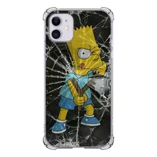 Capa Capinha Anti Shock Os Simpsons Bart