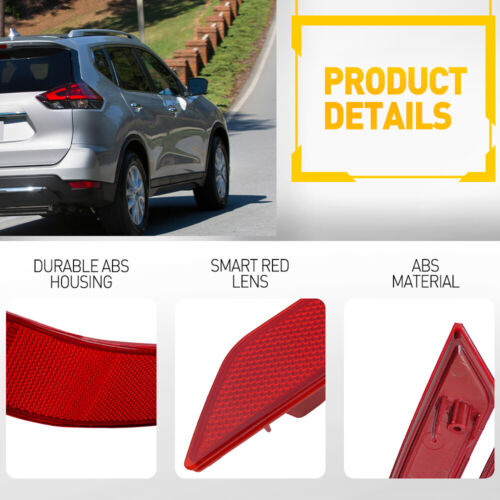 For 2017-2020 Nissan Rogue Rear Bumper Reflector Side Ma Aab Foto 9