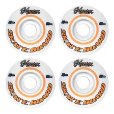 Roda Mentex 53mm 99a Branca - Skate Street