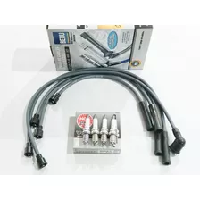 Jgo De Cables + Bujías Nissan Estaquitas D21 2.4 1994 A 2004