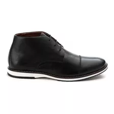 Sapato Masculino Bota Derby Couro Legítimo Elegante Casual 