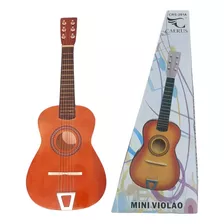 Mini Violão Infantil Acustico Criancas Brinquedo De Madeira 