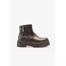 Botas Heyas Loy De Cuero Con Plataforma Para Mujer