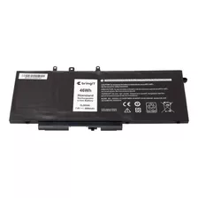 Bateria Para Notebook Dell Pn O3vc9ye 6000 Mah 7.6 V Bateria Preto