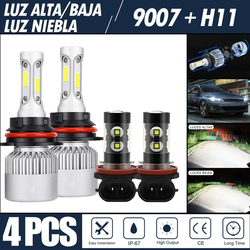 28000lm Kit De Focos Led 9003 H4 Luz Alta Y Baja Para Suzuki Suzuki XL - 7 4X2