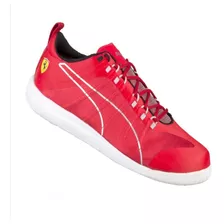 Tenis Puma Hombre Future Cat Ferrari Rojo Negro