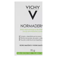 Sabonete Barra Dermatológico Vichy Normaderm Caixa 70g