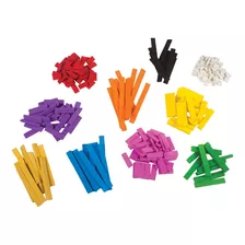 Material Escala Cuisenaire Em Eva Escolar Didático 250 Peças