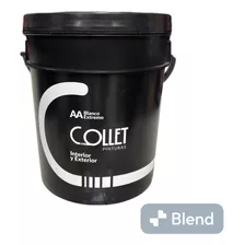 Cuñete Pintura Blanco Mate Clase A Lavable Collet