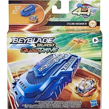 Beyblade Cyclone Roktavor Burst Quad Drive + Lançador Hasbro Cor Colorido