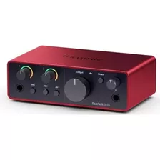 Interface De Audio Focusrite Scarlett Solo 4th Gen Usb