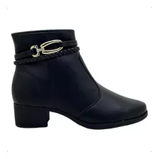 Bota Feminina Moleca Montaria Cano Curto 5346.102 Original