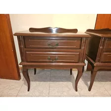 Mesa De Noche Vintage Restaurada Telefonera Mesita De Noche