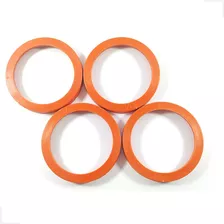 Anel Centralizador Roda Vw Volks Audi Externo 64,1mm Laranja