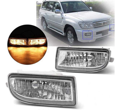 Luz Antiniebla Led Para Land 100 Lc100 1998-2007 Fog Bumper Foto 5