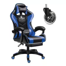 Silla Gamer Reposapiernas Y Masajeador