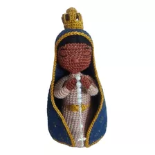 Nossa Senhora De Aparecida Feita Em Amigurumi 
