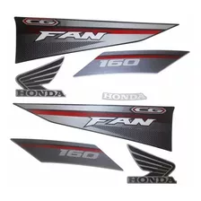 Kit Adesivo Honda Fan Cg 160 2015-20 Família Do Grau Premiu