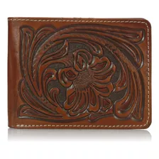 Billetera Floral Nocona Para Hombre Con Plegado Bifold