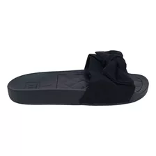 Chinelo Moleca Slide Camurça Flex Laço Moderno Casual