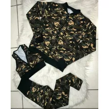 Conjunto 3 Peças Calça + Top Bojo + Jaqueta Bomber Academia