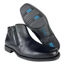 Sapato Casual Anatomic Gel Floater Vacum Preto Ref 7709