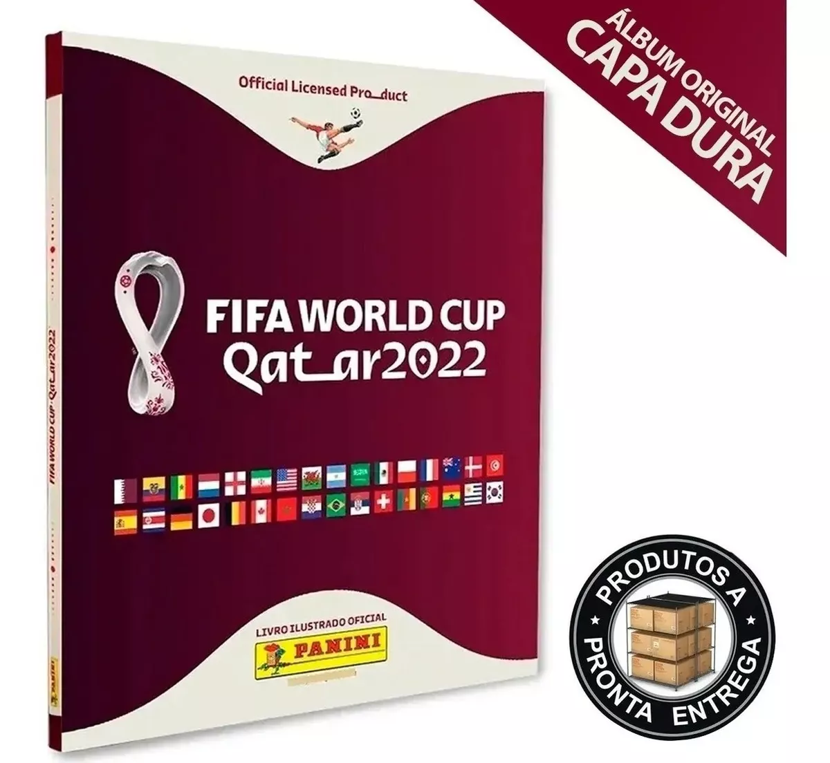 Álbum Copa Do Mundo Catar 2022 (capa Dura) Envio Imediato