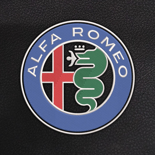 Bolsa De Basura Para Carro Alfa Romeo  Logo Azul Foto 3