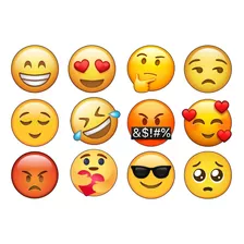 Termocolante Estampado De Emojis, Adesivos Patch De Emoji 