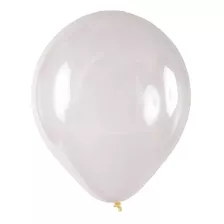 Balão Cristal Bexiga Transparente 11 P/ Decoração C/ 50 Un