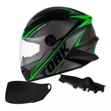 Capacete Integral Moto Masculino R8 Viseira Cristal Fumê