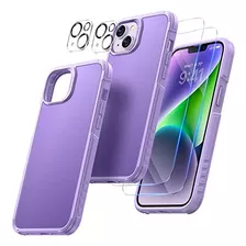 Funda Diaclara Para iPhone 14 C/ Cubre Cam Pant Pale Purple