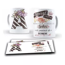 Alfabeto Floral Png Para Canecas Sublimação