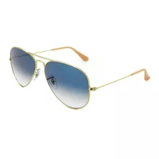 Óculos De Sol Aviador Azul Degrade Masculino Feminino Uv400
