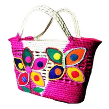 Bolsa De Mano Artesanal (para Dama) De 34cm X 22cm X 12 Cm.