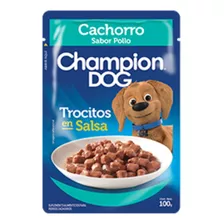 Sachet Champion Dog Cachorro Pollo 24 Un.